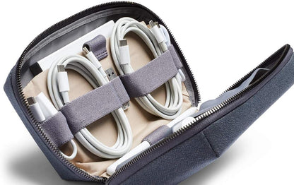 Tech Kit (Tech Accessories Organizer Pouch, Zipper Closure Design, Stores Power Bank, Phone Charger, Cables & More, Internal)