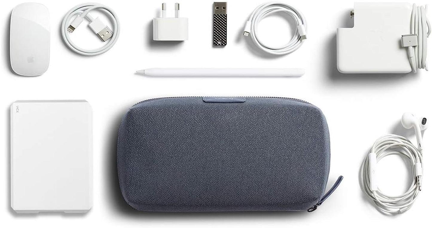 Tech Kit (Tech Accessories Organizer Pouch, Zipper Closure Design, Stores Power Bank, Phone Charger, Cables & More, Internal)