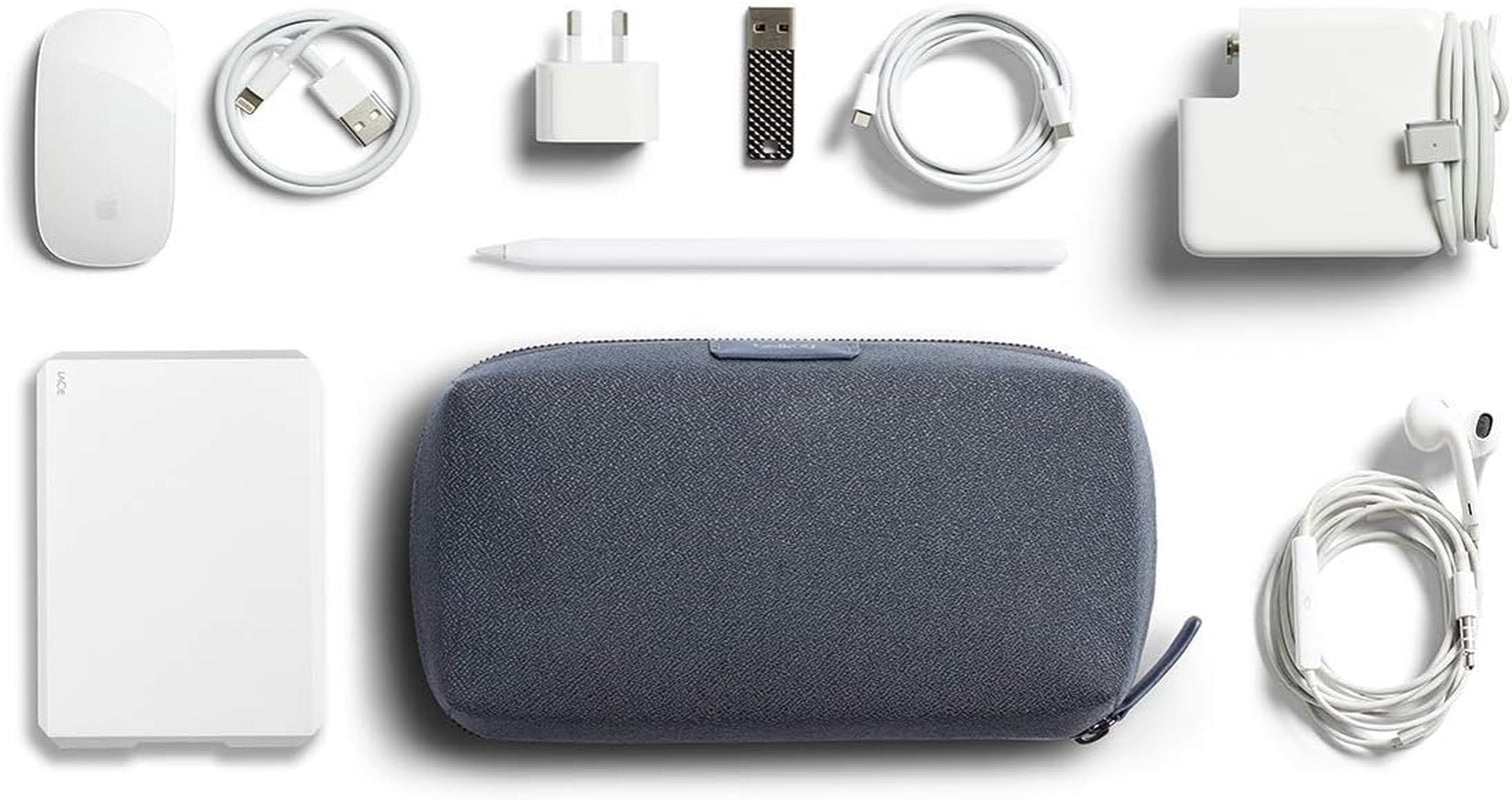 Tech Kit (Tech Accessories Organizer Pouch, Zipper Closure Design, Stores Power Bank, Phone Charger, Cables & More, Internal)