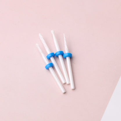 Ceramic Nail Drill Bit Milling Cutter for Manicure Pedicure Nail Files Buffer Nail Art Equipment Accessory